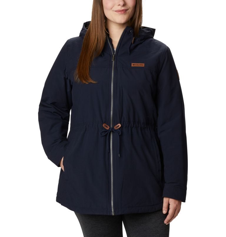 Women\'s Columbia Chatfield Hill Jackets Navy | Plus Size CA-F1503